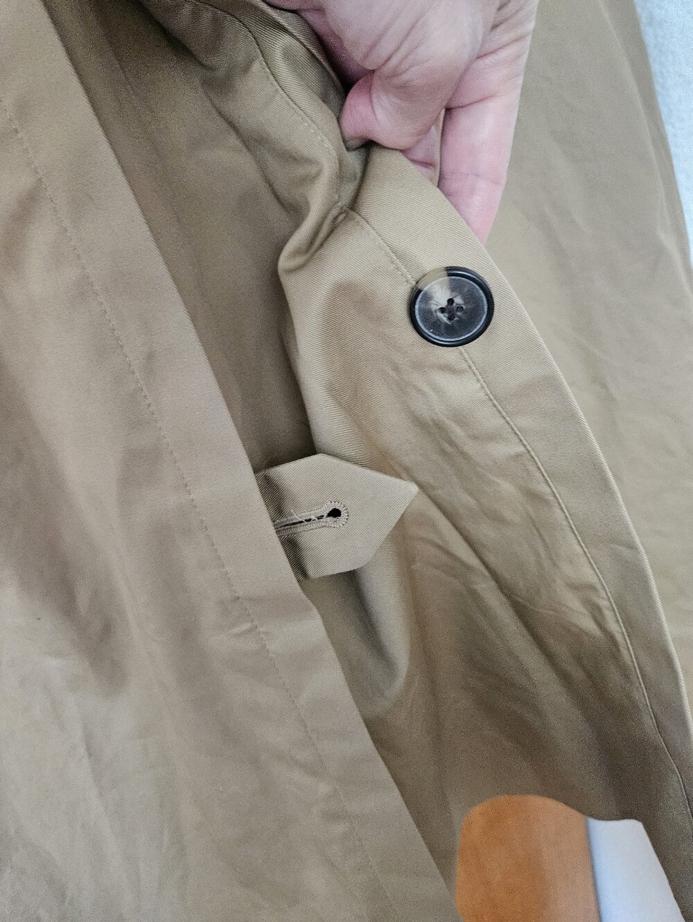 Nwt Everlane Women's Khaki Trench Coat - Picture 9 of 9
